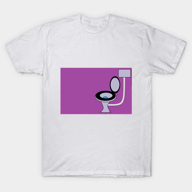 Toilet T-Shirt by Ivana888